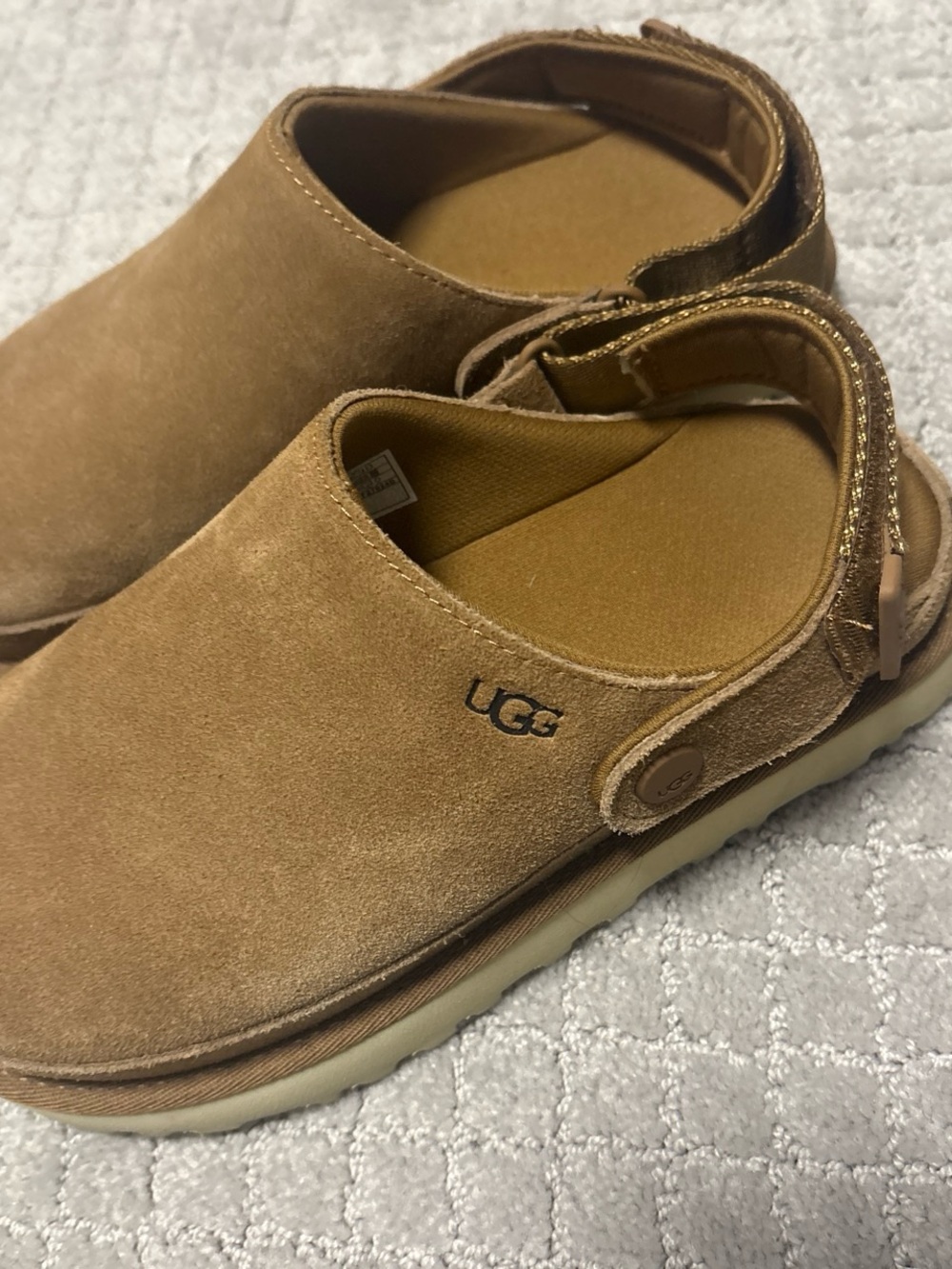 UGG Women's Chestnut Suede Slingback Clog